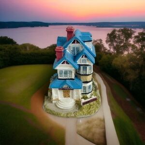 NIB Vintage House DOCTOR STEVENS' HOME & OFFICE Figurine Liberty Falls Statue